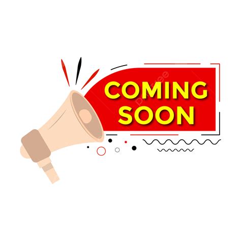 Announcement Coming Soon Vector Hd Images Announcement Mic And Red