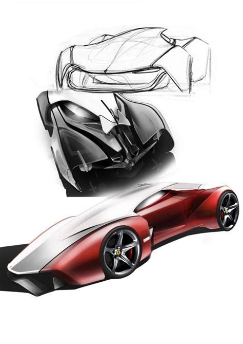 Ferrari Car Sketch at PaintingValley.com | Explore collection of Ferrari Car Sketch