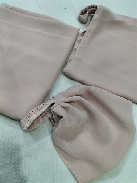 Plain Three Piece Matching Hijab Set Nude Pink SuZain Hijabs