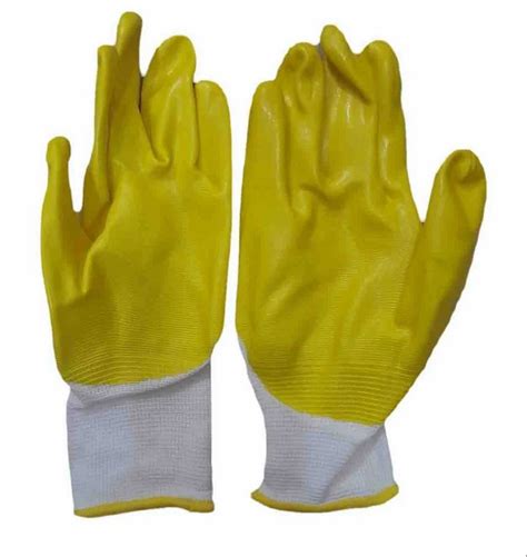 Plain Pvc Hand Gloves For Industrial Finger Type Full Fingered At Rs