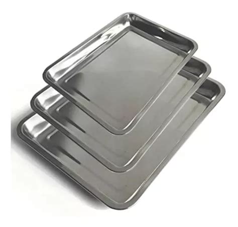 Bandeja Para Horno Acero Inoxidable 39x29x4 Cm Premium