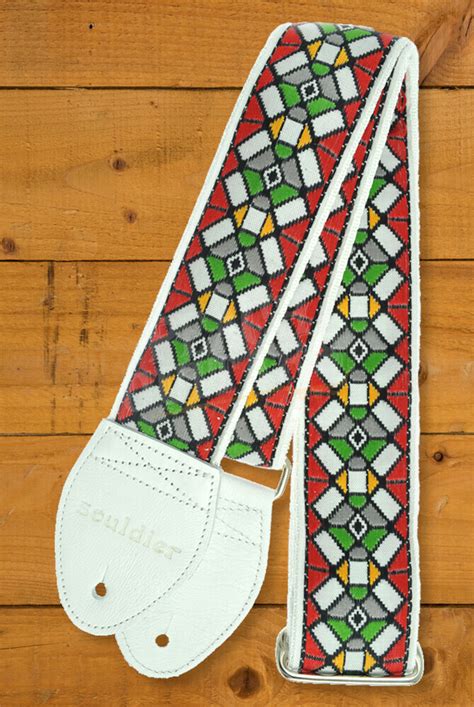 Souldier Classic Guitar Straps Stained Glass Red