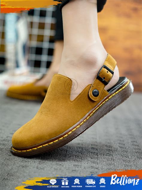 Jual BLZ OTTO SEPATU SANDAL SELOP PRIA KULIT SUEDE SENDAL SLIDE