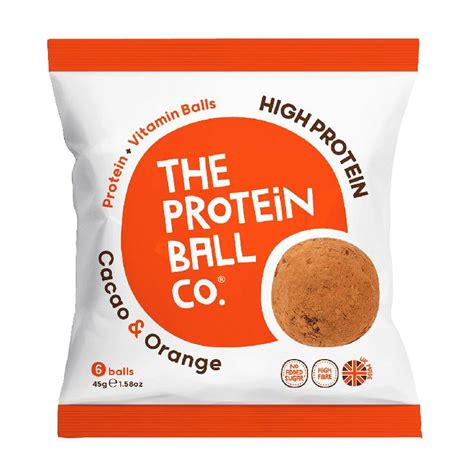 The Protein Ball Co Cacao And Orange 45 G