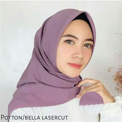 Jual Aa Store Hijab Bella Lasercut Jilbab Segi Empat Bella Square