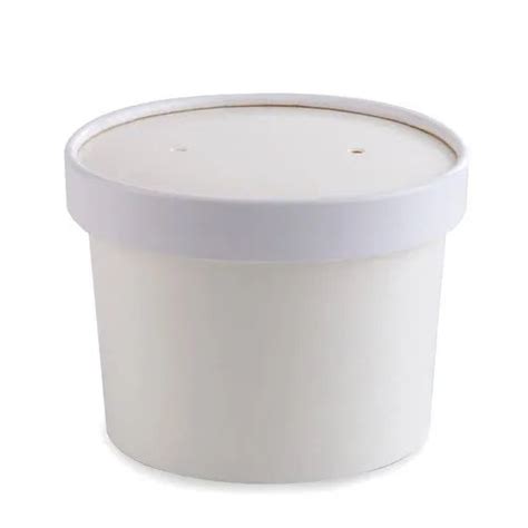 Paper Food Container Bowl With Lid 1000 Ml Greendna® India