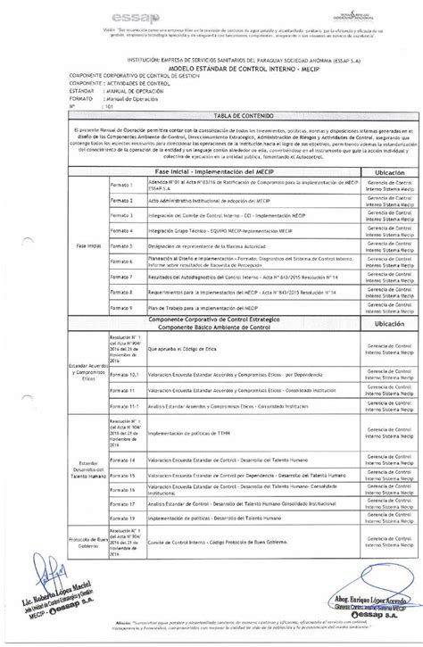 PDF ESSAP Empresa De Servicios Sanitarios Del Paraguay S A FORMATO