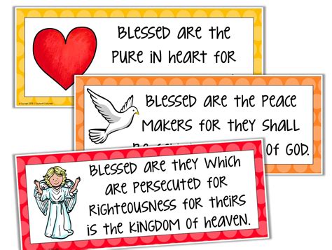 The Beatitudes Bulletin Board Set Posters And Worksheets Christian