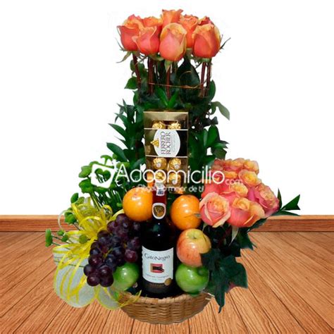 Descubrir Imagen Arreglos Florales Con Chocolates Y Frutas