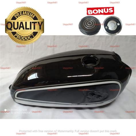 Tangki Cat Motor Cb Glatik Custom Motif Hitam Lazada Indonesia