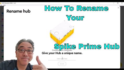 How To Rename Your Spike Prime Hub - YouTube