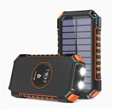 Solární Powerbanka Hiluckey T11W 26800mAh Aukro