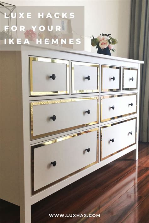 Make Your Ikea Hemnes Look Like A Designer Piece Ikea Dresser Makeover Ikea Hemnes Ikea Decor