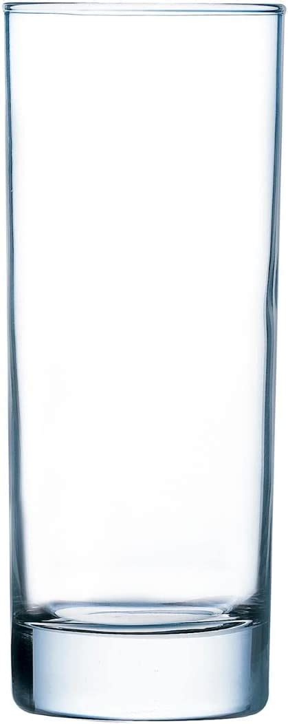 Arcoroc Islande Hiball Glasses 11 5oz 330ml Pack Of 6 Uk Home And Kitchen