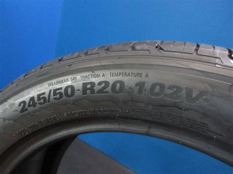 Used Kumho Crugen HP71 245 50 20 9 32 High Tread 1617F EBay