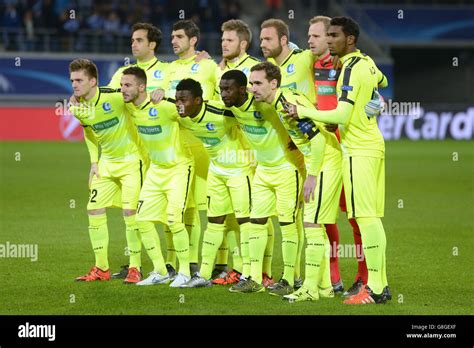 Football Soccer Fc Kaa Kaa Gent Pleine Longueur Pleine Longueur Banque