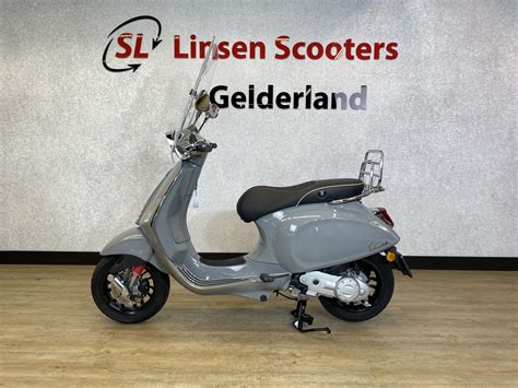 Vespa Sprint 25 Km H Nardo Grey 2018 Linsen Scooters Gelderland