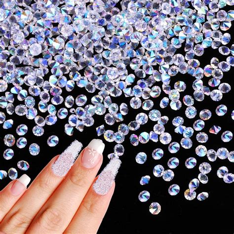 10000 PCS 0 04 Inches Nail Rhinestones Art Pixie Crystals For Nails