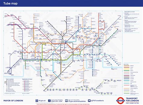 Tube - Transport For London - London Metro Map Printable | Printable Maps