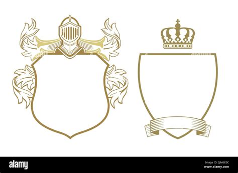 Blank Coat Of Arms Coloring Page