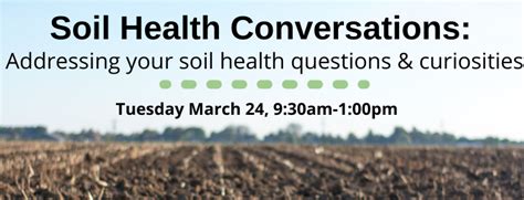 Soil Health Conversations Workshop Grey Sauble Conservation Authority