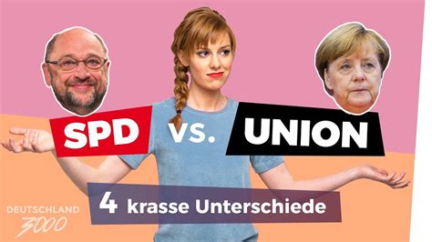 SPD Vs Union 4 Krasse Unterschiede YouTube