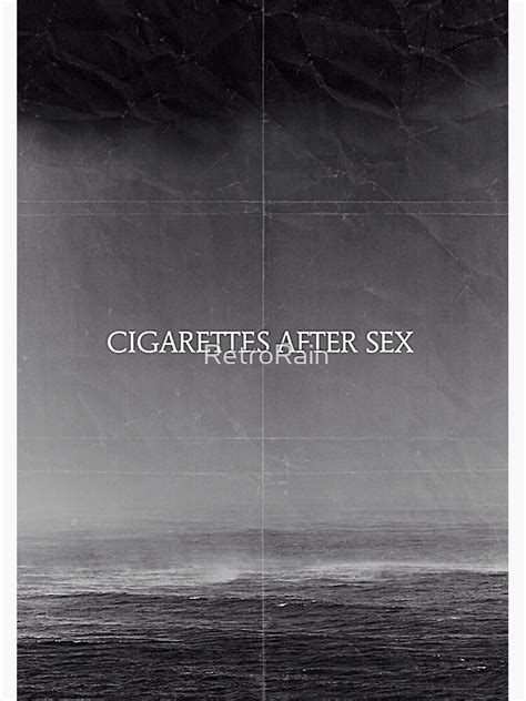 Cigarettes After Sex Vintage Poster For Sale By RetroRain Redbubble