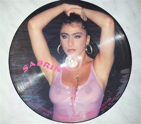 Sabrina Salerno Picture Disc Lp Vinyl Uk Interview Limited Edition