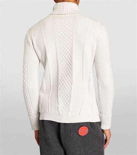 Mens Giorgio Armani Multi Wool Cashmere Rollneck Sweater Harrods Uk