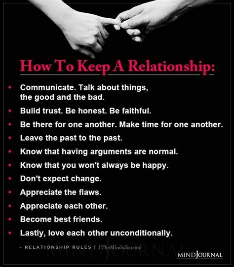 How To Keep A Relationship Relationship Rules Quotes Relationship