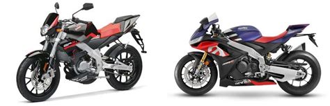 Motorrad Vergleich Derbi Gpr Nude Vs Aprilia Rsv Factory