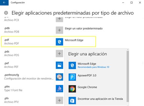 Guía para cómo cambiar el lector de PDF predeterminado en Windows 10