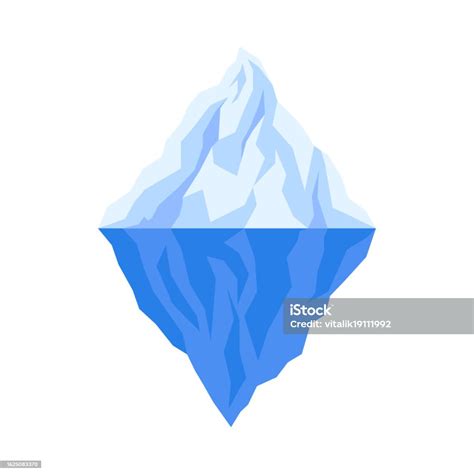 Iceberg Icon Cartoon Style Stock Illustration - Download Image Now ...