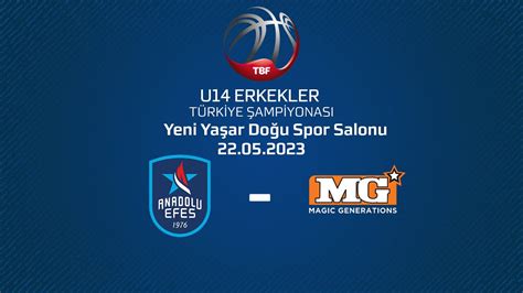 Anadolu Efes Mg Spor U14 Erkekler Yarı Final YouTube