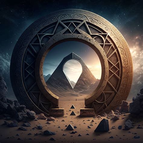 Stargate With Rune Glyphs Midjourneyai 2 By Riverfox1 On Deviantart