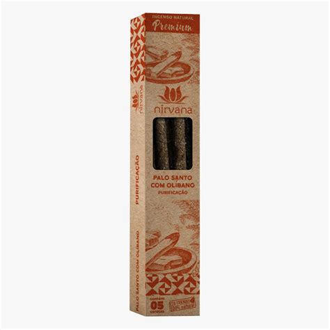 Incenso Nirvana Linha Premium Palo Santo C Olibano Lotus Loja