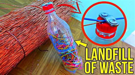 How To Strip Copper Wires With A Plastic Bottle Quickly And Without