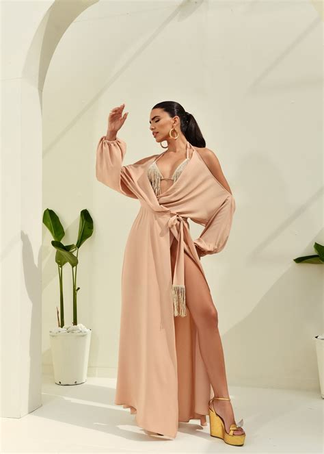 Vestido Núbia Nude Voga Brand