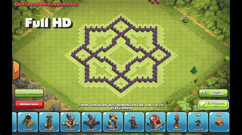 Clash Of Clans Epic Th7 Star Farming Base Speed Build Youtube