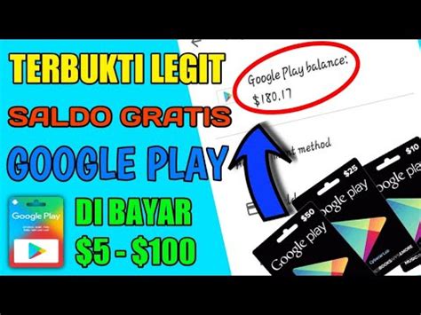 Cara Mendapatkan Saldo Google Play Gratis Aplikasi Penghasil Google