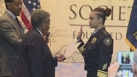 Portland Police Chief Danielle Outlaw Sworn In