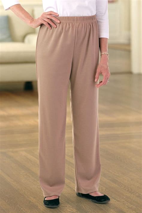 Double Knit Side Zip Pants Adaptive Clothing For Seniors Disabled And Elderly Care