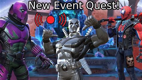 Live New Event Quest Spider Punk And Prowler Marvel Contest Of Champions Youtube