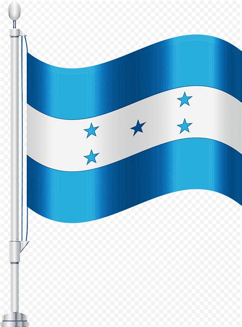 Bandera De Honduras Para Dibujar