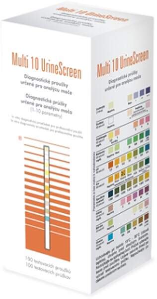 Proužky diagnost Multi 10 UrineScreen 100ks skladem BENU cz