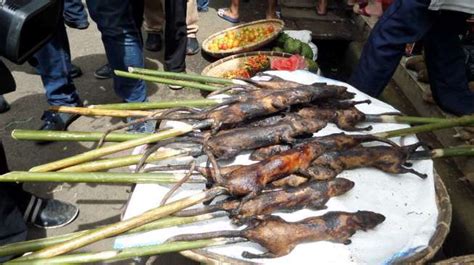 Di Pasar Beriman Tomohon Jokowi Ditawari Makan Daging Tikus Bakar