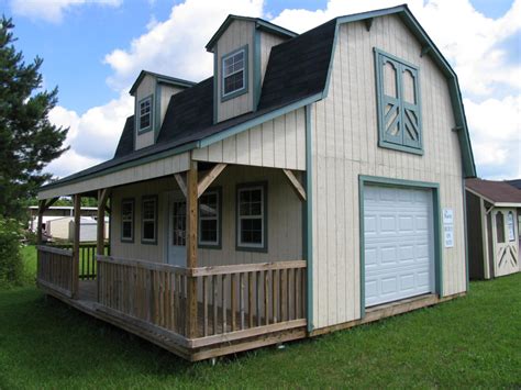 16 X 24 2 Wood Barn Front