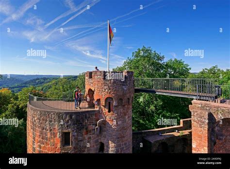 Germany Saarland Castle Ruin Montclair Hi Res Stock Photography And