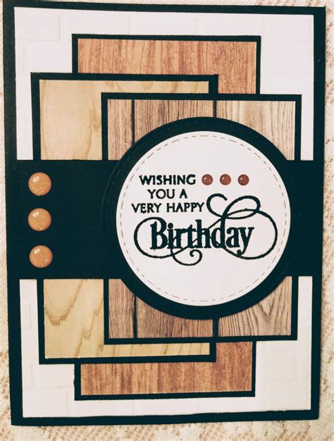 Masculine Handmade Birthday Cards