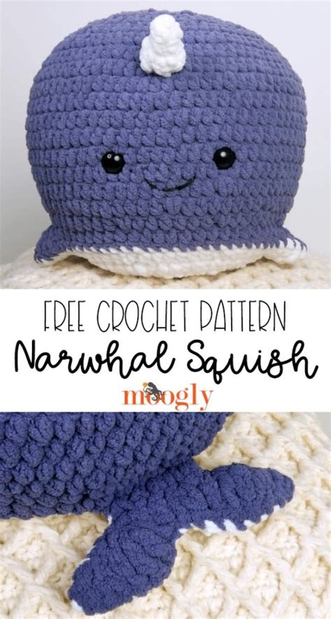 Narwhal Squish Free Crochet Pattern On Moogly